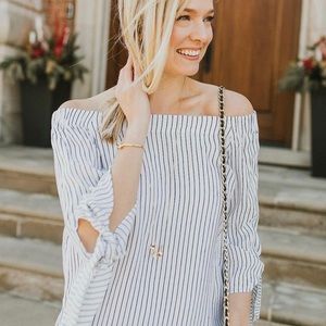 Club Monaco off shoulder blouse